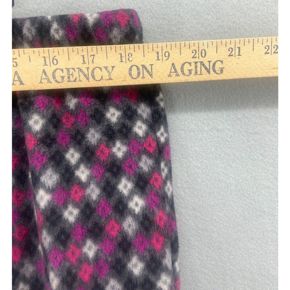 Anne Klein Pajamas Women’s Sz XL Black Pink Long Sleeve Pants Buttondown - Picture 4 of 16